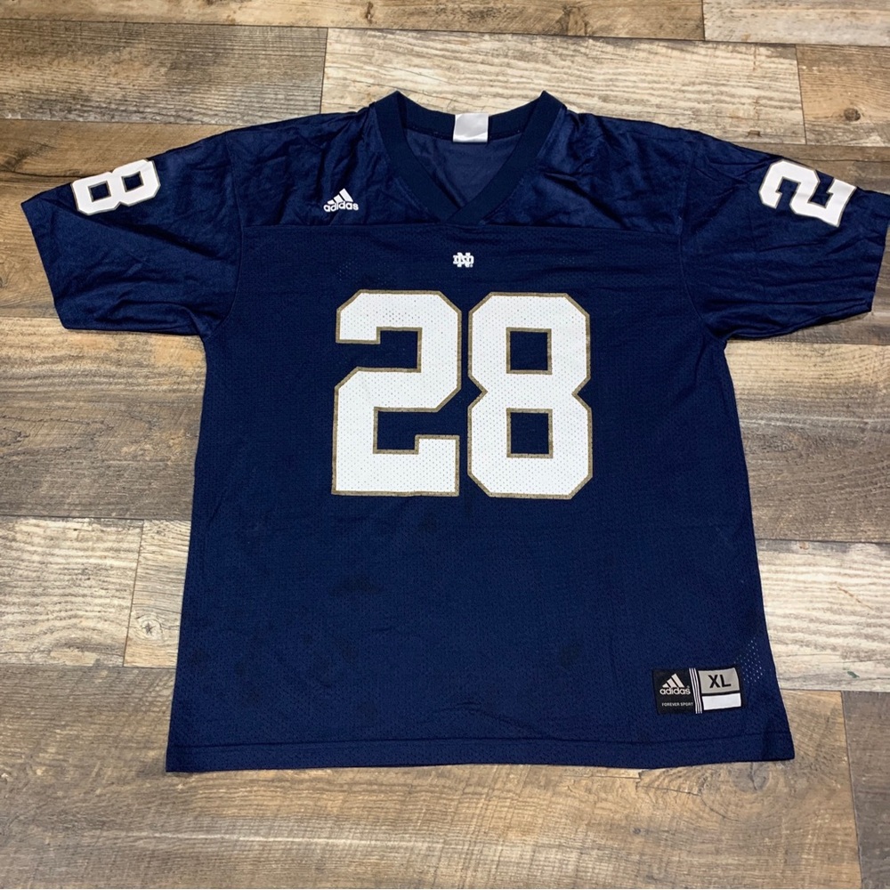Mens X Large Adidas Notre Dame Football Jersey